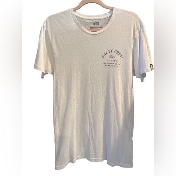 Salty Crew White Men's Shirt - Picture 1 of 2